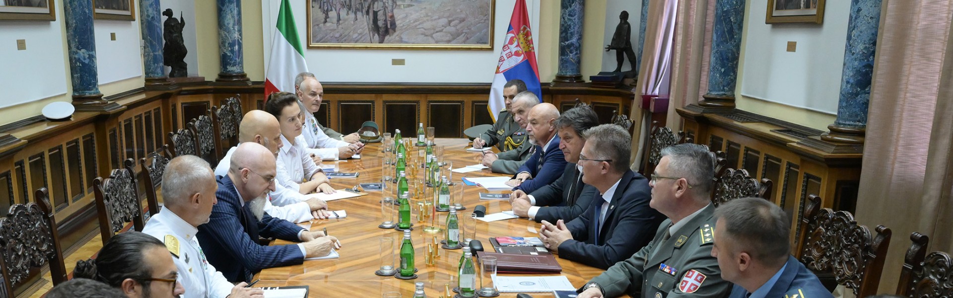 Састанак министра одбране са начелником Генералштаба Оружаних снага Италије 