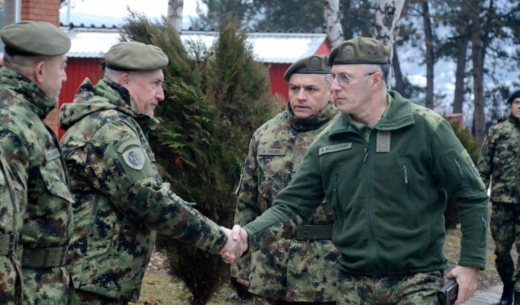 Обилазак снага Војске Србије