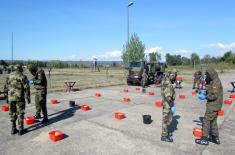 Spanish soldiers train at CBRN Training Centre