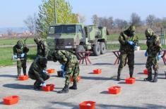 Обука припадника Војске Црне Горе у Центру АБХО