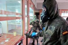 Spanish soldiers train at CBRN Training Centre