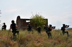 SAF soldiers and NCO candidates undergo training