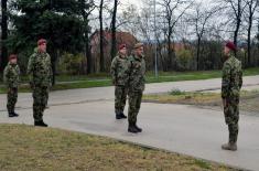 Редовна обука припадника 63. падобранске бригаде