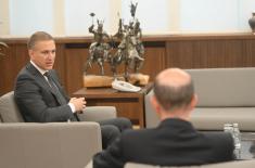 Minister Stefanović meets with Italian Ambassador Lo Cascio