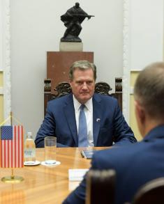 Meeting between Minister Stefanović and U.S. Congressman Turner  