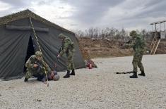 Обука јединице Војске Србије за учешће у мировним операцијама