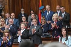 Minister Stefanović congratulates President Vučić on his new presidential term