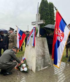 Remembering Serbian soldiers and civilians killed in Veľký Meder concentration camp in Slovakia