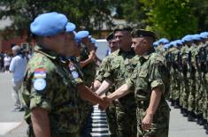 Ispraćaj kontingenta Vojske Srbije u mirovnu operaciju UN u Libanu 
