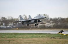 Flight training at 101st Fighter Squadron