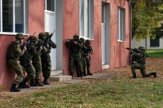 Specialist training of soldiers on military service