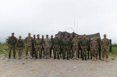 Members of Cypriot National Guard undergo training