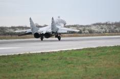 Flight training at 101st Fighter Squadron