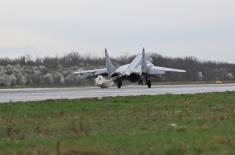 Flight training at 101st Fighter Squadron