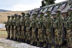 Tactical training in Serbian Armed Forces infantry units