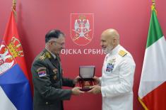 Visit from Italian Chief of Defence