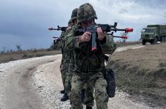 Obuka jedinice Vojske Srbije za zaštitu mirovnih snaga