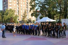 Members of Military Academy at Čivija Half Marathon 