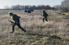 Обука најмлађе генерације војника на служењу војног рока