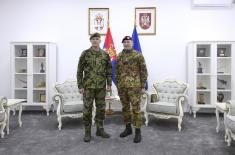 Chief of the General Staff of the Serbian Armed Forces meets new KFOR Commander