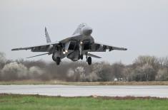 Flight training at 101st Fighter Squadron