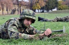 Specialist training of soldiers on military service