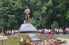 Откривен споменик потпоручнику Леовцу у Пљевљима