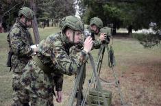 Обука војника на самоходним топ-хаубицама 155 мм „нора“