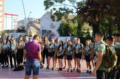 Members of Military Academy at Čivija Half Marathon 