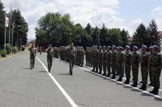 Испраћај контингента Војске Србије у мировну операцију