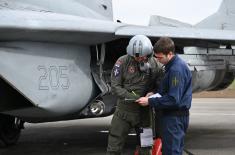 Flight training at 101st Fighter Squadron