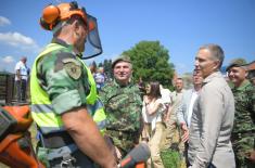Minister Stefanović: Serbian Armed Forces always at the service of our people