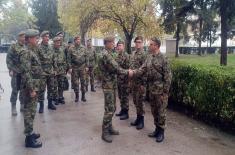 Visit to SAF units in Kraljevo garrison