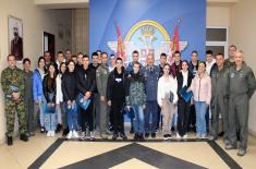 Nastavna poseta učenika Vojne gimnazije Ratnom vazduhoplovstvu i PVO