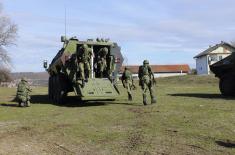 Обука на оклопним борбеним возилима „лазар 3“