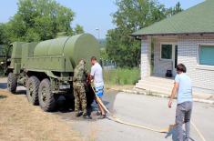 Serbian Armed Forces provide assistance to municipalities struggling with water shortages