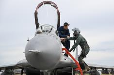 Flight training at 101st Fighter Squadron