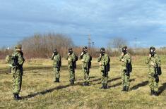 Обука пешадијске чете за учешће у мировној операцији