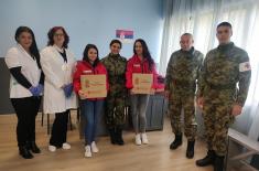 Military doctors provide care to residents of villages near Aleksinac and Priboj