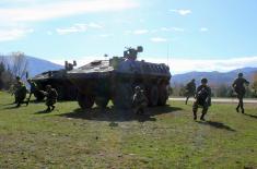 Обука на оклопним борбеним возилима „лазар 3“