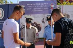 Members of Military Academy at Čivija Half Marathon 