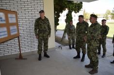 Visit to SAF units in Niš, Pirot