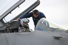 Flight training at 101st Fighter Squadron