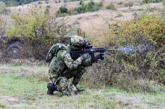 Tactical training in Serbian Armed Forces infantry units