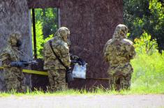 Hungarian soldiers train in CBRN Centre