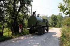 Pomoć Vojske Srbije u opštinama koje se suočavaju s nestašicom vode