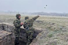 Обука најмлађе генерације војника на служењу војног рока