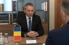 Meeting between Minister Stefanović and Chief of Romanian Military Ingelligence Directorate