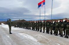 Обука јединице Војске Србије за заштиту мировних снага