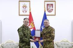 Chief of the General Staff of the Serbian Armed Forces meets new KFOR Commander